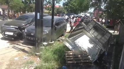 Kumpulan Fakta Hasil Olah TKP Kecelakaan Beruntun Toyota Innova Tabrak 3 Kendaraan di Tanjungbalai